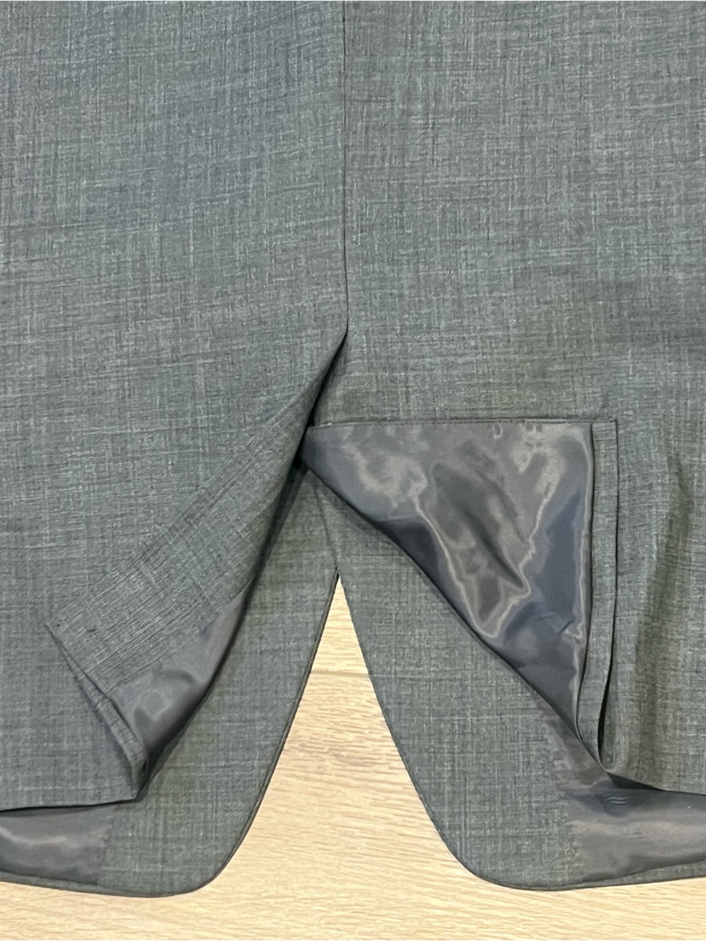 Lauren Ralph Lauren 100% Wool Charcoal Gray Two-Piece Suit 46 Chest 38 Waist - Picture 5 of 16